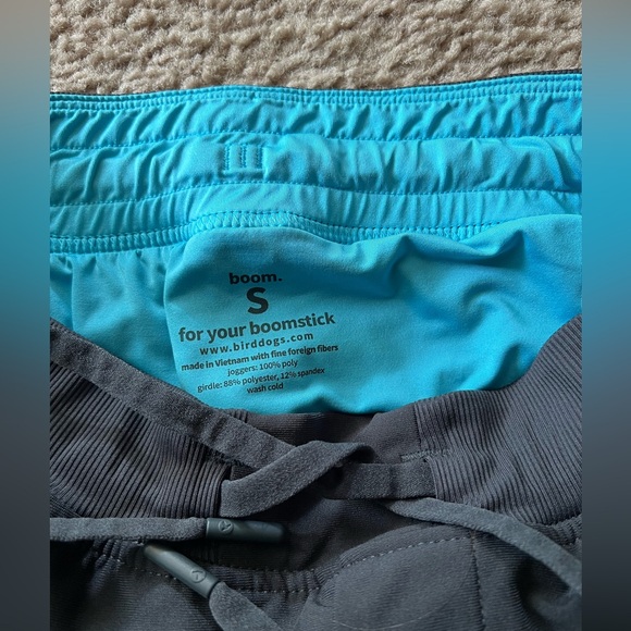 Birddogs Boom For Your Broomstick Joggers Pants Mens Size S Navy lined Stretch - Picture 4 of 16